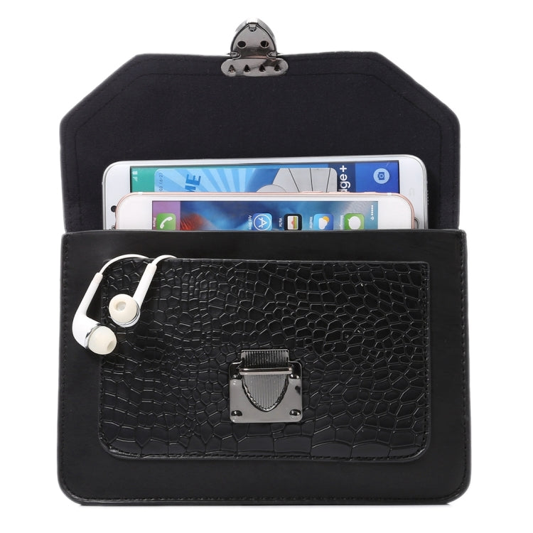 Multi-function Stone Texture Universal Vertical Flip Leather Shoulder Bag with Card Slots for iPhone X & 7 & 7 Plus & 6 Plus & 6s Plus / Galaxy Note 8 & S7 Edge & S6 Edge+ / Sony Xperia Z5 / Huawei Mate 8