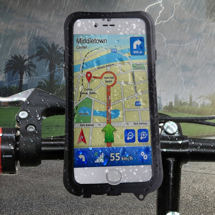 5 in 1 for iPhone 6 & 6s IP68 PC + TPU Sports Waterproof Protective Case with Touch ID Function,Water Resistant Depth: 2M