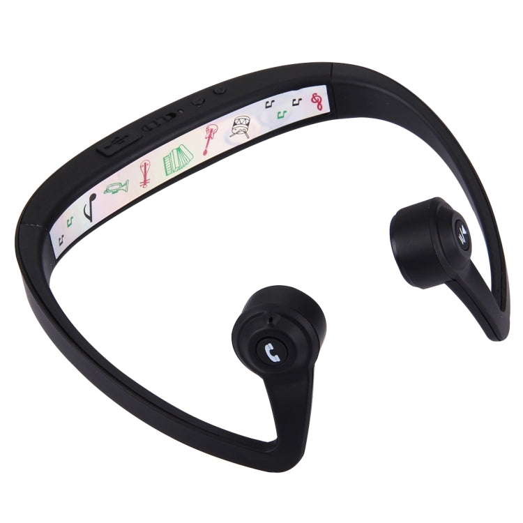 LE-V9 Ear Hook Bone Conduction Bluetooth 4.1 Sports Headphone Headset with Mic