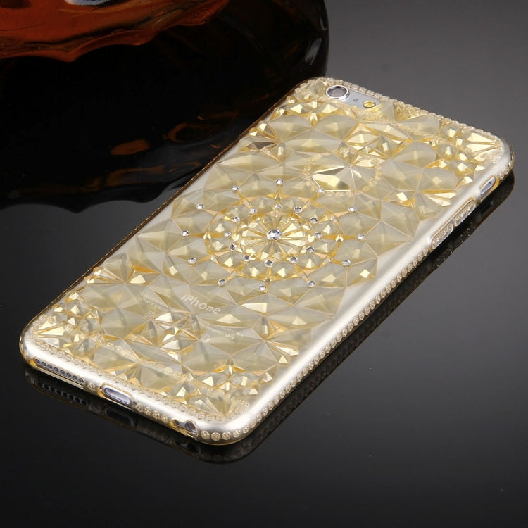 For iPhone 6 & 6s Diamond Encrusted Soft TPU Protective Case Back Cover