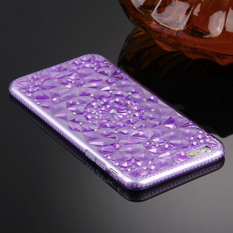 For iPhone 6 & 6s Diamond Encrusted Soft TPU Protective Case Back Cover