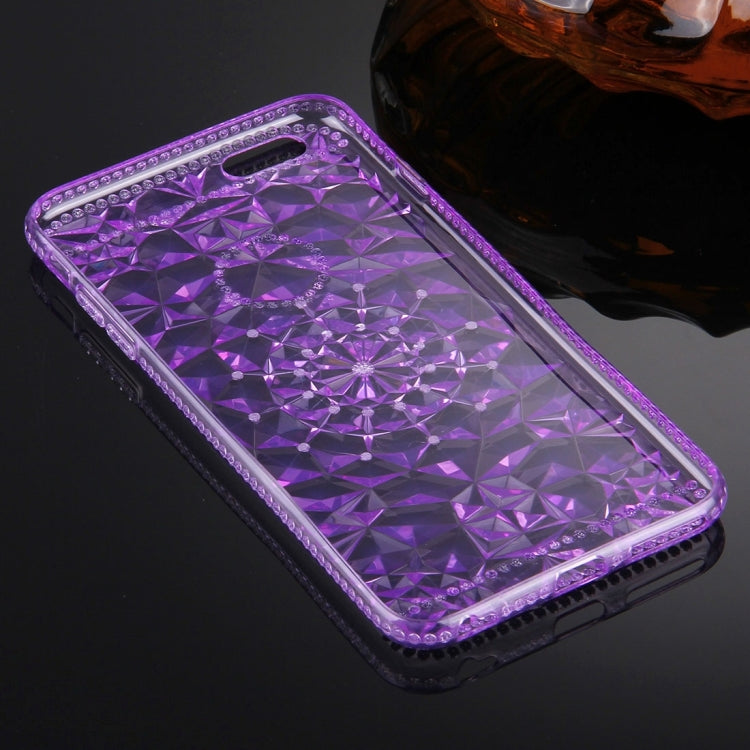 For iPhone 6 & 6s Diamond Encrusted Soft TPU Protective Case Back Cover