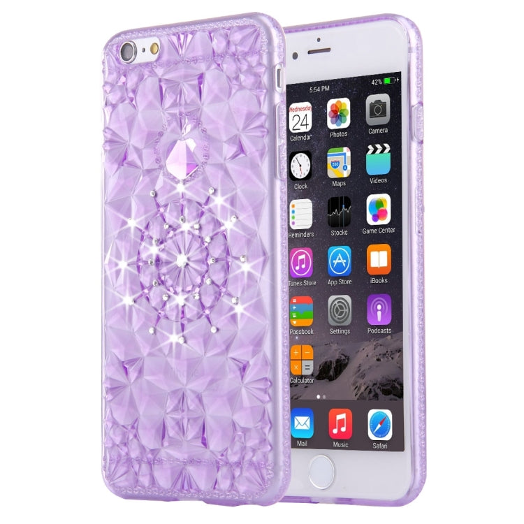 For iPhone 6 & 6s Diamond Encrusted Soft TPU Protective Case Back Cover