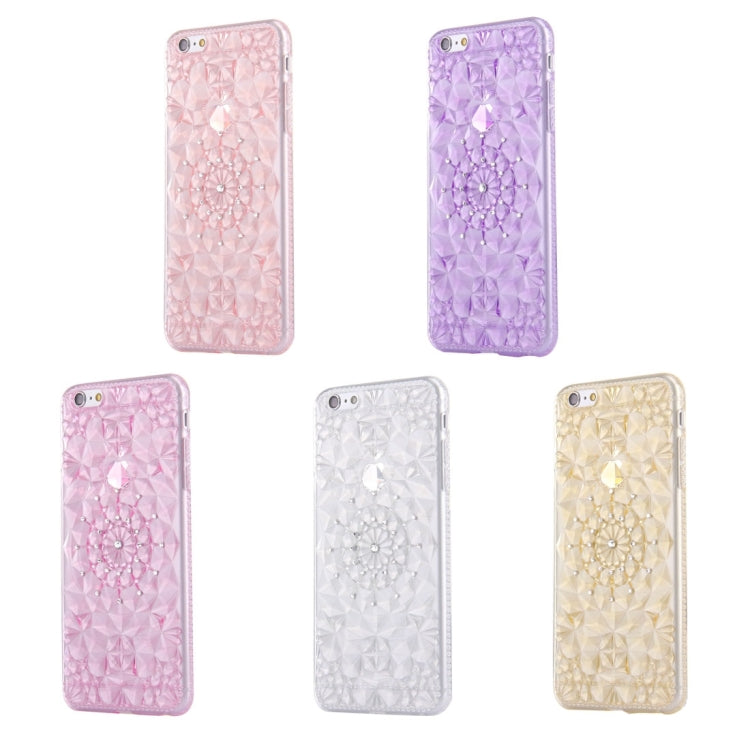 For iPhone 6 & 6s Diamond Encrusted Soft TPU Protective Case Back Cover