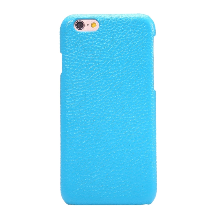For iPhone 6 & 6s Litchi Texture Cowhide Leather Back Cover Case