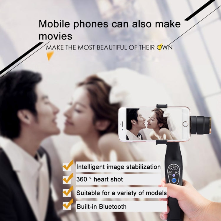 JJ-1 Vibration Reduction Bluetooth Wireless Self-timer Handheld Selfie Monopod Stabilizer Steadicam Smoothee with Body Balance System & Intelligent Balance Position Adjustment Function for Smartphones