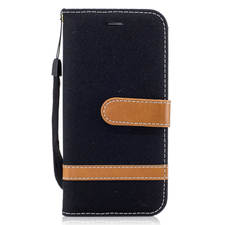For iPhone 6 & 6S Denim Texture Leather Case with Holder & Card Slots & Wallet & Lanyard