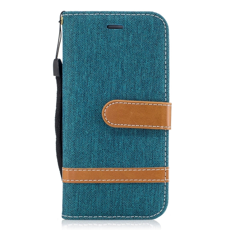 For iPhone 6 & 6S Denim Texture Leather Case with Holder & Card Slots & Wallet & Lanyard