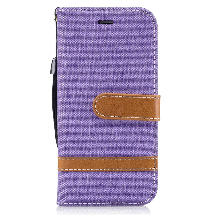 For iPhone 6 & 6S Denim Texture Leather Case with Holder & Card Slots & Wallet & Lanyard