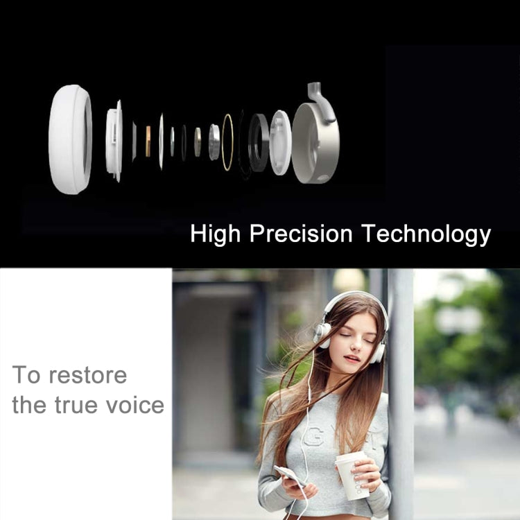 Original Meizu HD50 Stereo Wired Headphone Subwoofer Headset Ear Cup with Metal Body and Artificial Protein Leather Earcap, Equipped with Carrying Bag