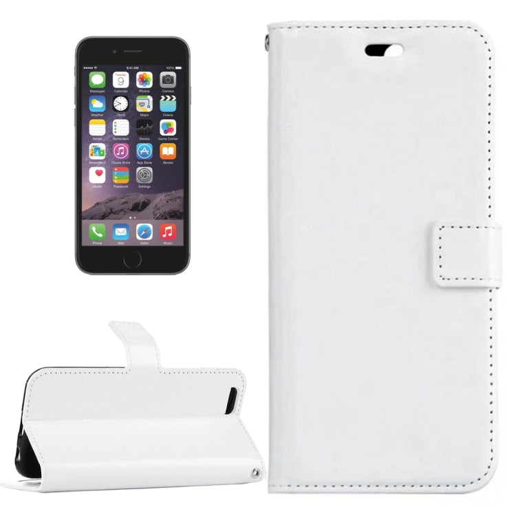 For iPhone 6 & 6s Crazy Horse Texture Horizontal Flip Leather Case with Magnetic Buckle & Holder & Card Slots & Wallet & Photo Frame