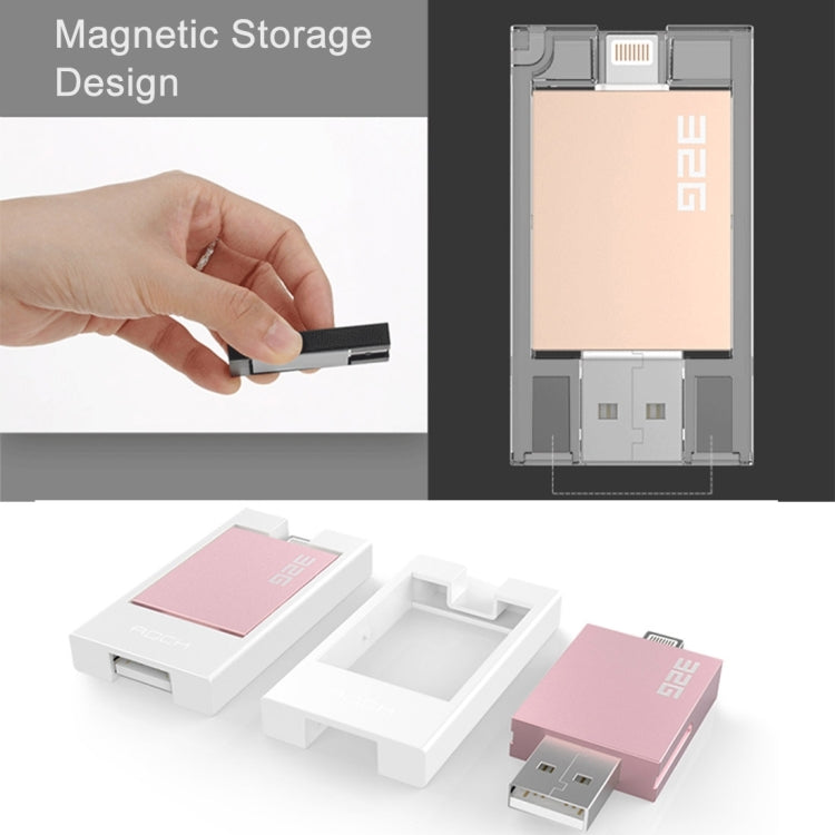 ROCK Apple MFi 32GB 8pin to USB 3.0  Flash Disk Drive for iPhone & iPad & iPod
