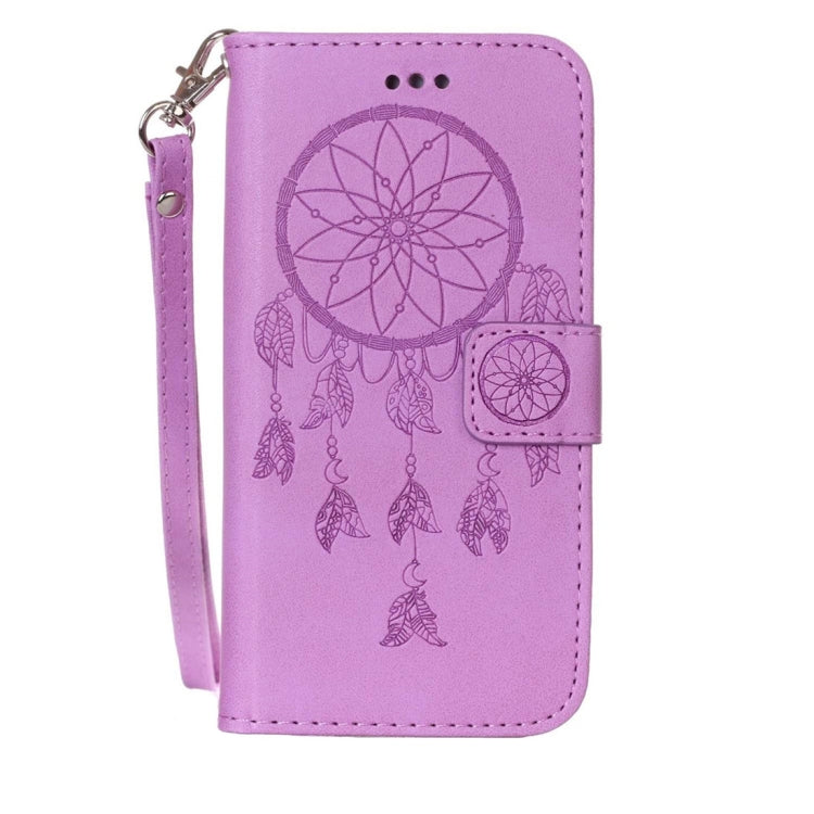 For iPhone 6 & 6s Crazy Horse Texture Half Dream Catcher Horizontal Flip Leather Case with Holder & Card Slots & Wallet & Lanyard