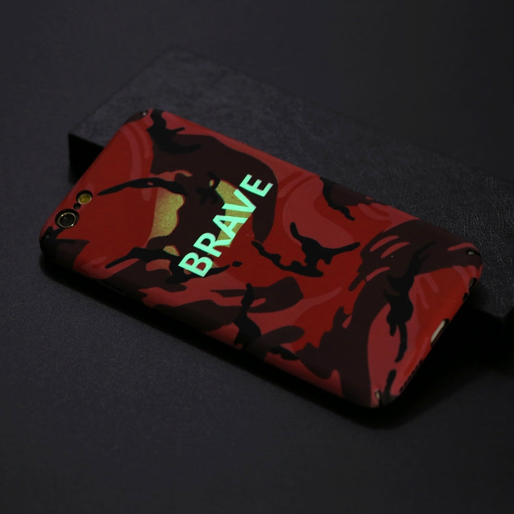 For iPhone 6 & 6s Brave Pattern Luminous Protective Back Cover Case