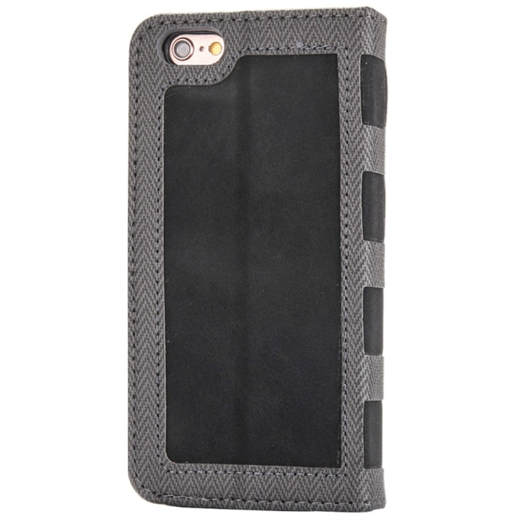 For iPhone 6 & 6s Business Notebook Style Hit Color Horizontal Flip Leather Case with Holder & Card Slots & Wallet & Photo Frame