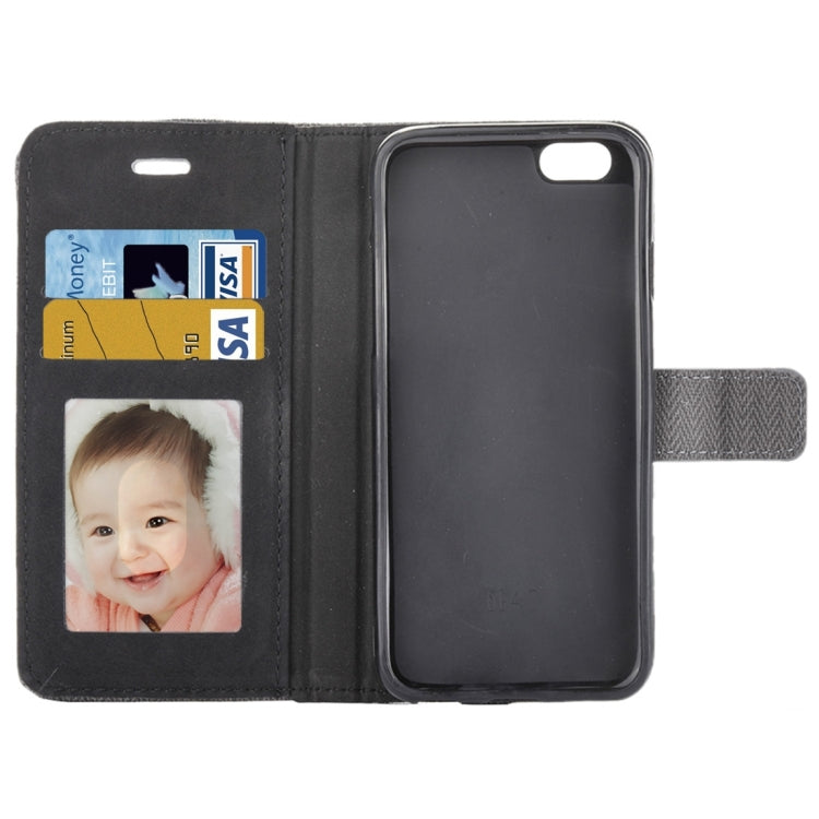 For iPhone 6 & 6s Business Notebook Style Hit Color Horizontal Flip Leather Case with Holder & Card Slots & Wallet & Photo Frame