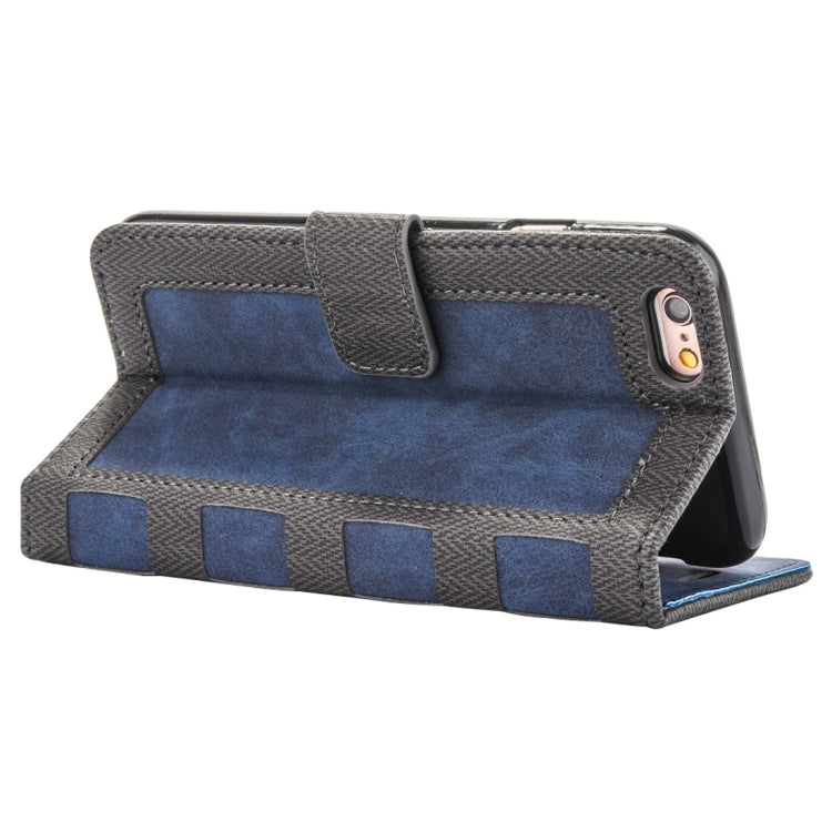 For iPhone 6 & 6s Business Notebook Style Hit Color Horizontal Flip Leather Case with Holder & Card Slots & Wallet & Photo Frame