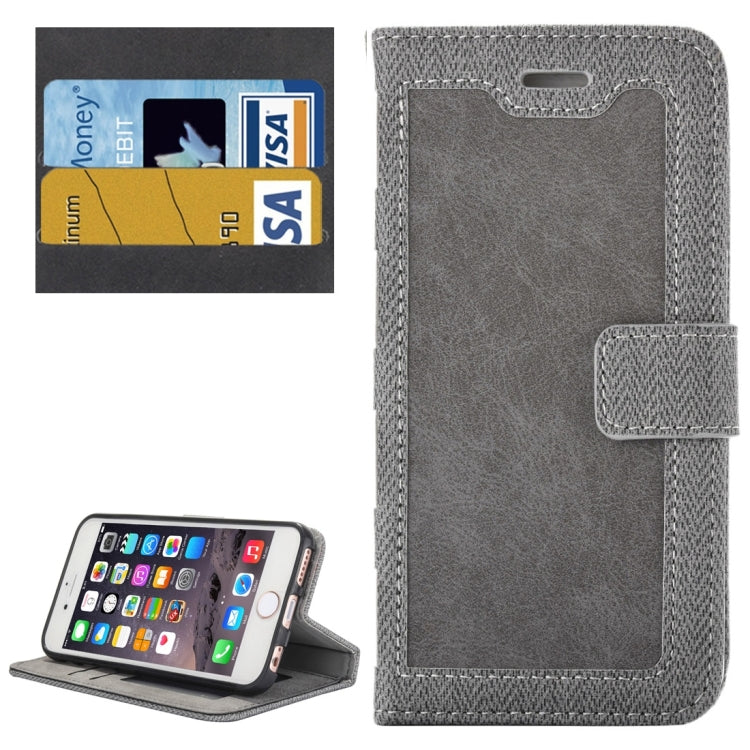 For iPhone 6 & 6s Business Notebook Style Hit Color Horizontal Flip Leather Case with Holder & Card Slots & Wallet & Photo Frame
