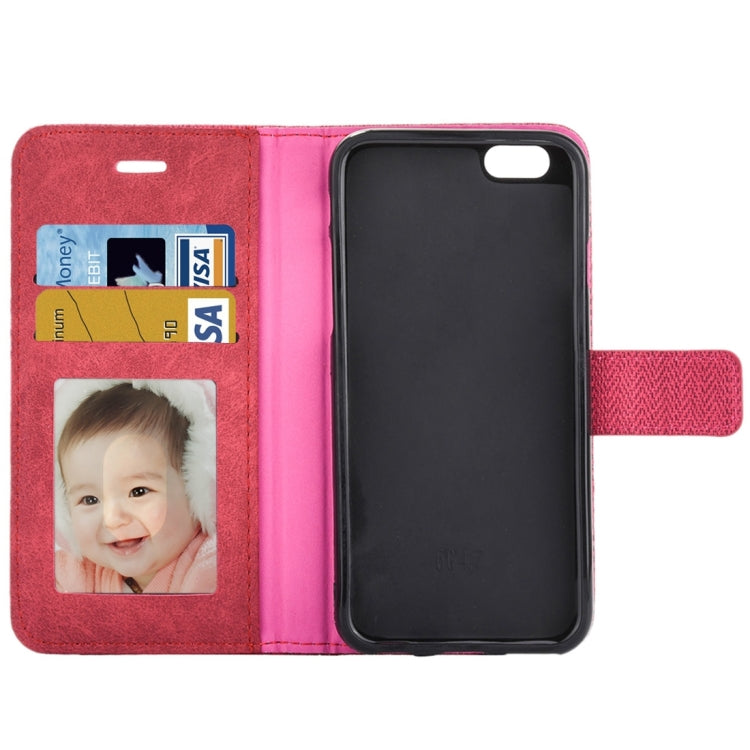 For iPhone 6 & 6s Business Notebook Style Hit Color Horizontal Flip Leather Case with Holder & Card Slots & Wallet & Photo Frame