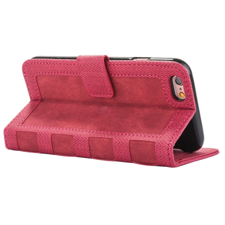 For iPhone 6 & 6s Business Notebook Style Hit Color Horizontal Flip Leather Case with Holder & Card Slots & Wallet & Photo Frame