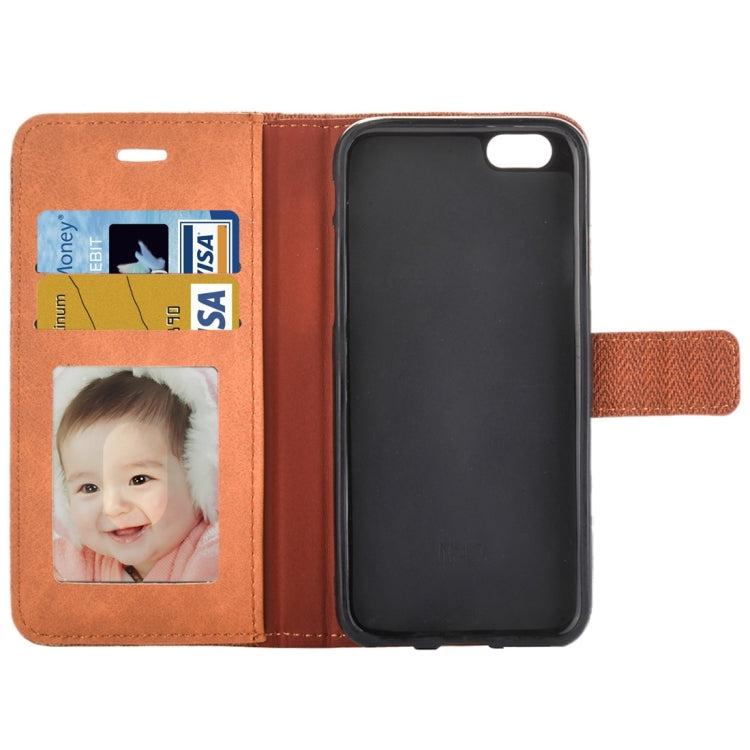 For iPhone 6 & 6s Business Notebook Style Hit Color Horizontal Flip Leather Case with Holder & Card Slots & Wallet & Photo Frame