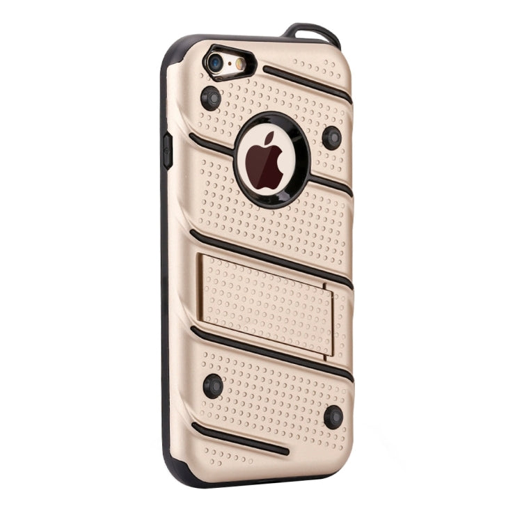 For iPhone 6 & 6s Charm Knight Detachable PC + TPU Combination Protective Case with Holder