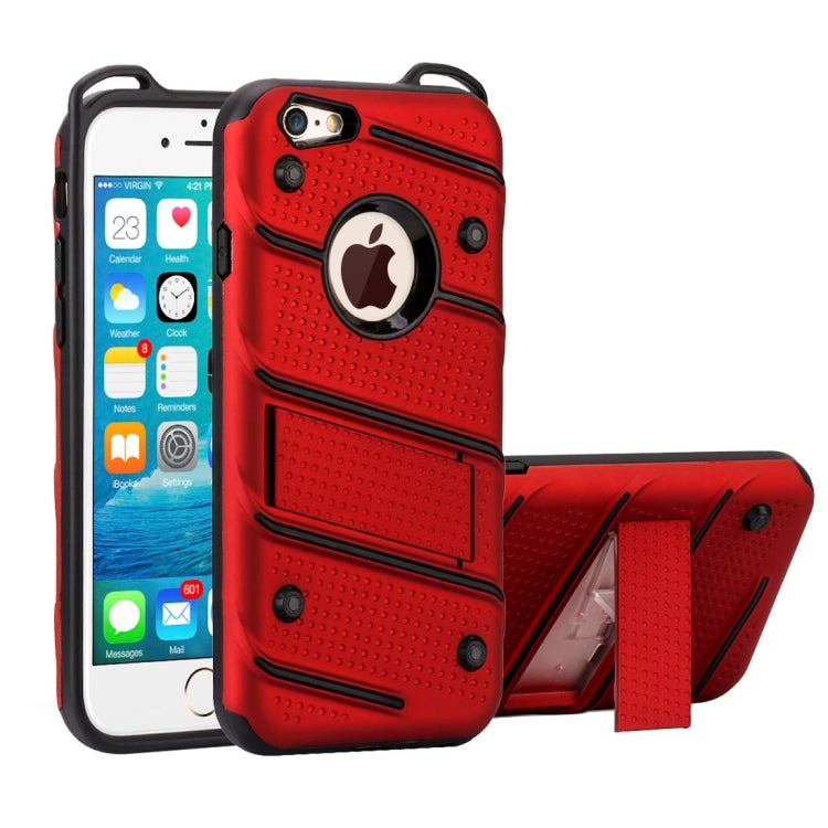 For iPhone 6 & 6s Charm Knight Detachable PC + TPU Combination Protective Case with Holder