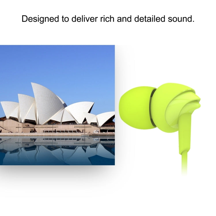 ROCK Y1 1.2M High Quality Stereo HiFi Tone Wire Control Earphone In-ear Headphone with Mic & 3.5mm Earphone Port