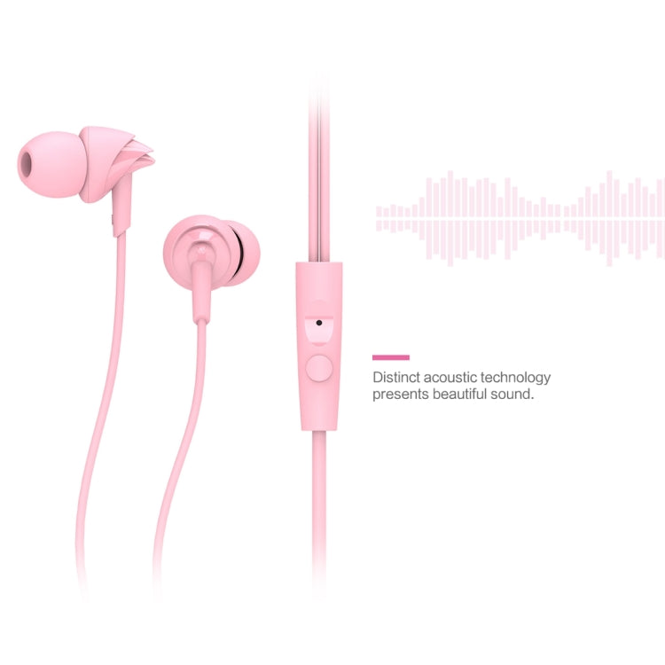 ROCK Y1 1.2M High Quality Stereo HiFi Tone Wire Control Earphone In-ear Headphone with Mic & 3.5mm Earphone Port