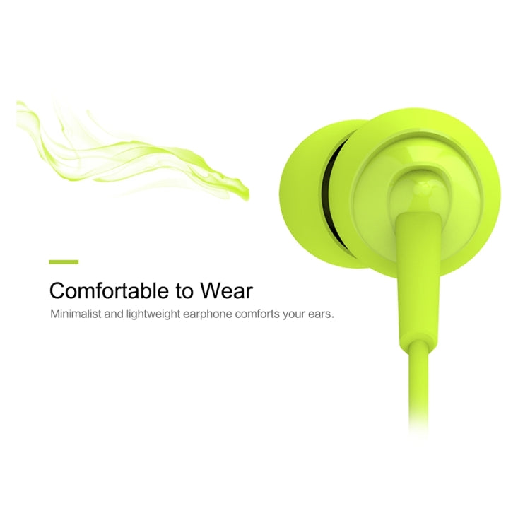 ROCK Y1 1.2M High Quality Stereo HiFi Tone Wire Control Earphone In-ear Headphone with Mic & 3.5mm Earphone Port