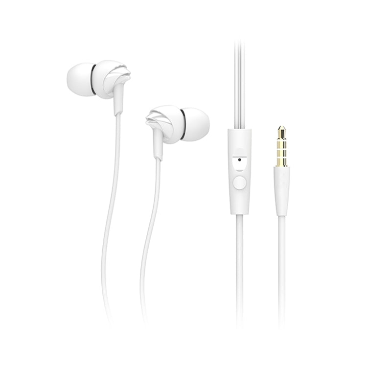 ROCK Y1 1.2M High Quality Stereo HiFi Tone Wire Control Earphone In-ear Headphone with Mic & 3.5mm Earphone Port