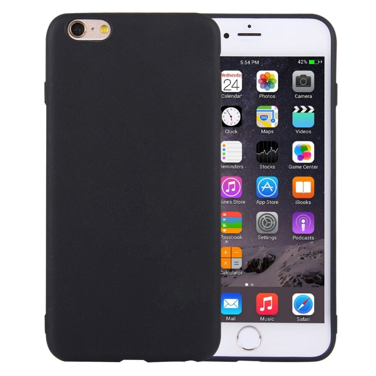 For iPhone 6 & 6s Solid Color TPU Protective Case Without Round Hole