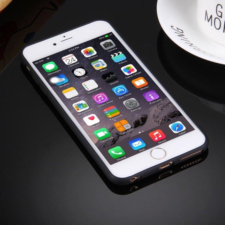 For iPhone 6 & 6s Solid Color TPU Protective Case Without Round Hole