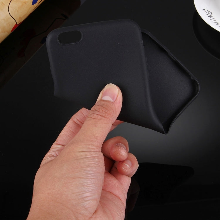 For iPhone 6 & 6s Solid Color TPU Protective Case Without Round Hole