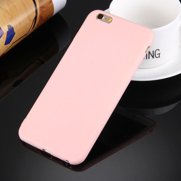 For iPhone 6 & 6s Solid Color TPU Protective Case Without Round Hole