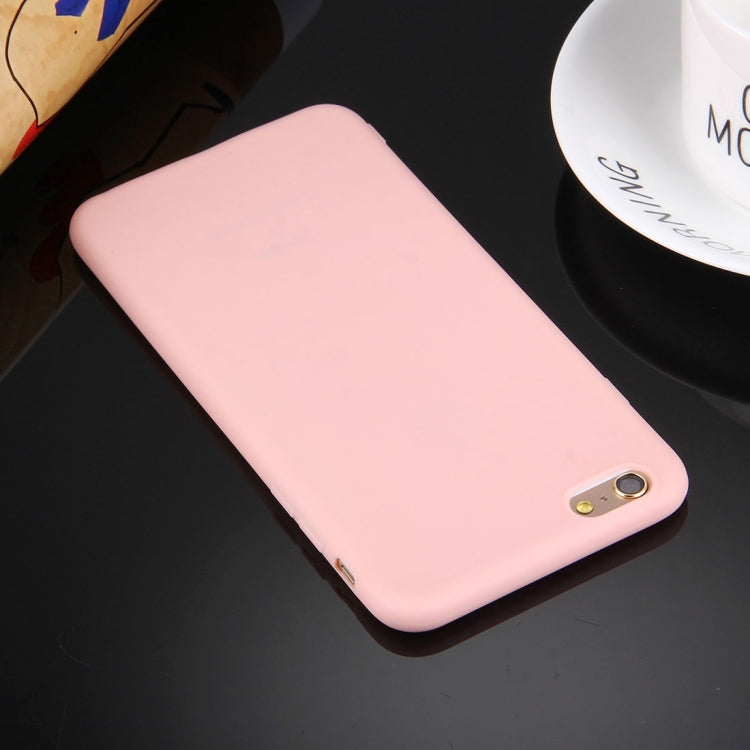 For iPhone 6 & 6s Solid Color TPU Protective Case Without Round Hole