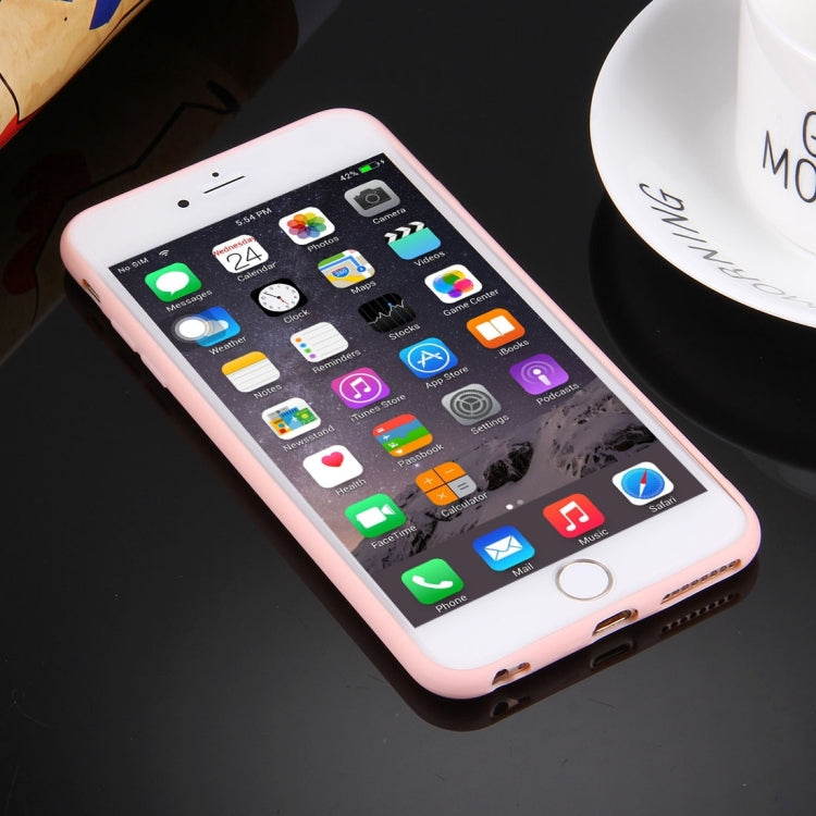For iPhone 6 & 6s Solid Color TPU Protective Case Without Round Hole