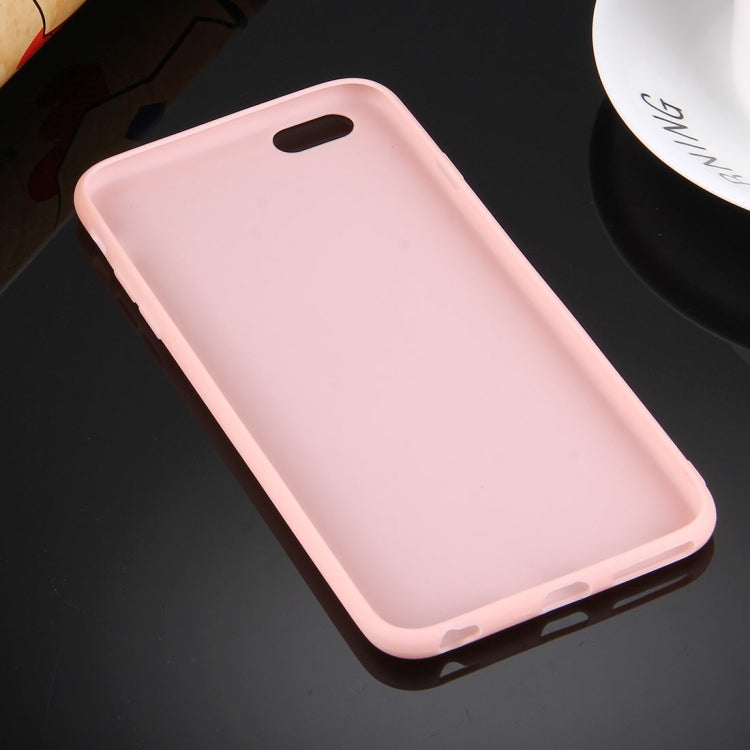 For iPhone 6 & 6s Solid Color TPU Protective Case Without Round Hole