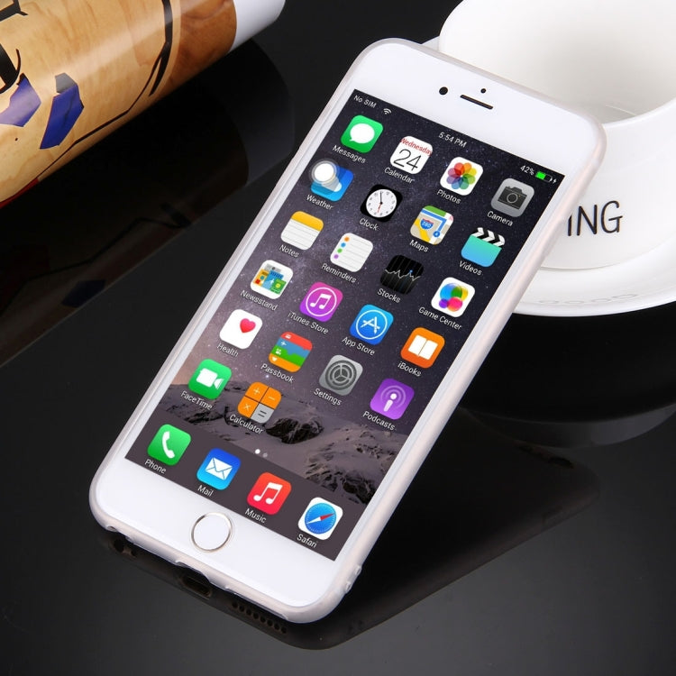 For iPhone 6 & 6s Solid Color TPU Protective Case Without Round Hole