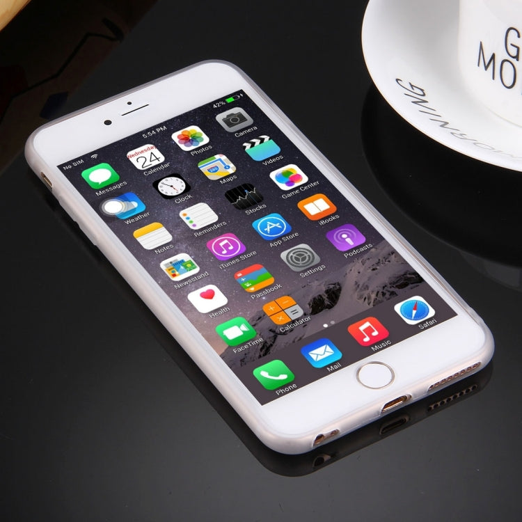 For iPhone 6 & 6s Solid Color TPU Protective Case Without Round Hole