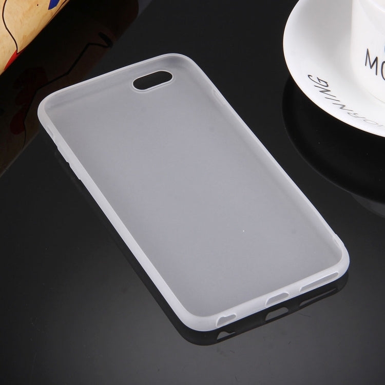 For iPhone 6 & 6s Solid Color TPU Protective Case Without Round Hole
