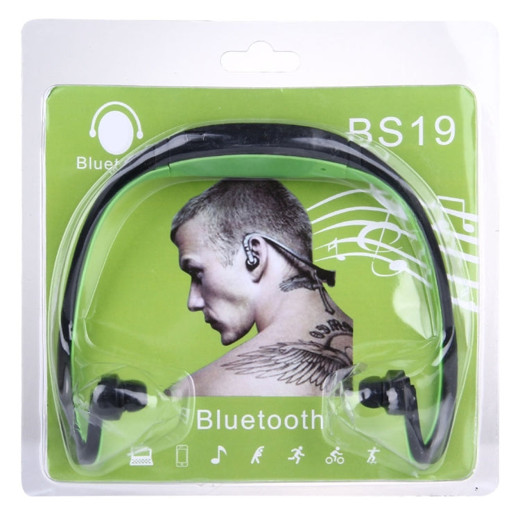 BS19 Life Sweatproof Stereo Wireless Sports Bluetooth Earbud Earphone In-ear Headphone Headset with Hands Free Call, For Smart Phones & iPad & Laptop & Notebook & MP3 or Other Bluetooth Audio Devices