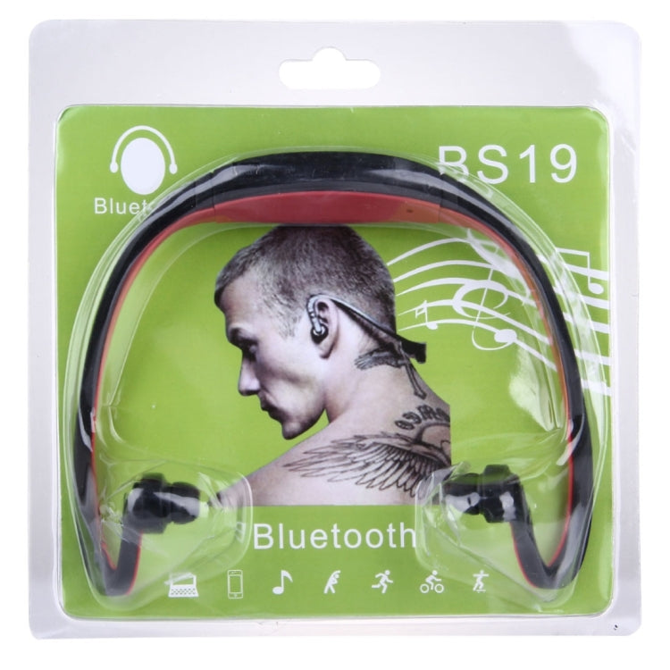 BS19 Life Sweatproof Stereo Wireless Sports Bluetooth Earbud Earphone In-ear Headphone Headset with Hands Free Call, For Smart Phones & iPad & Laptop & Notebook & MP3 or Other Bluetooth Audio Devices