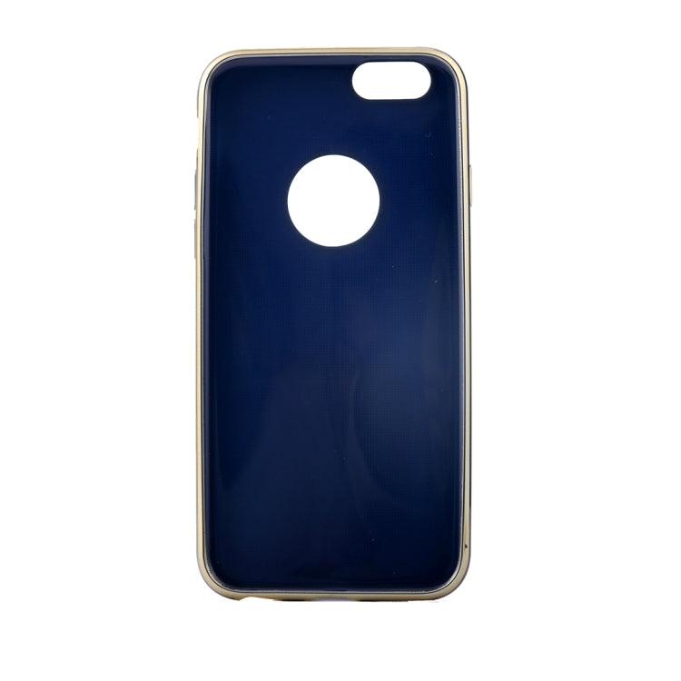 For iPhone 6 & 6s Electroplating Gold Edge Soft TPU Protective Case