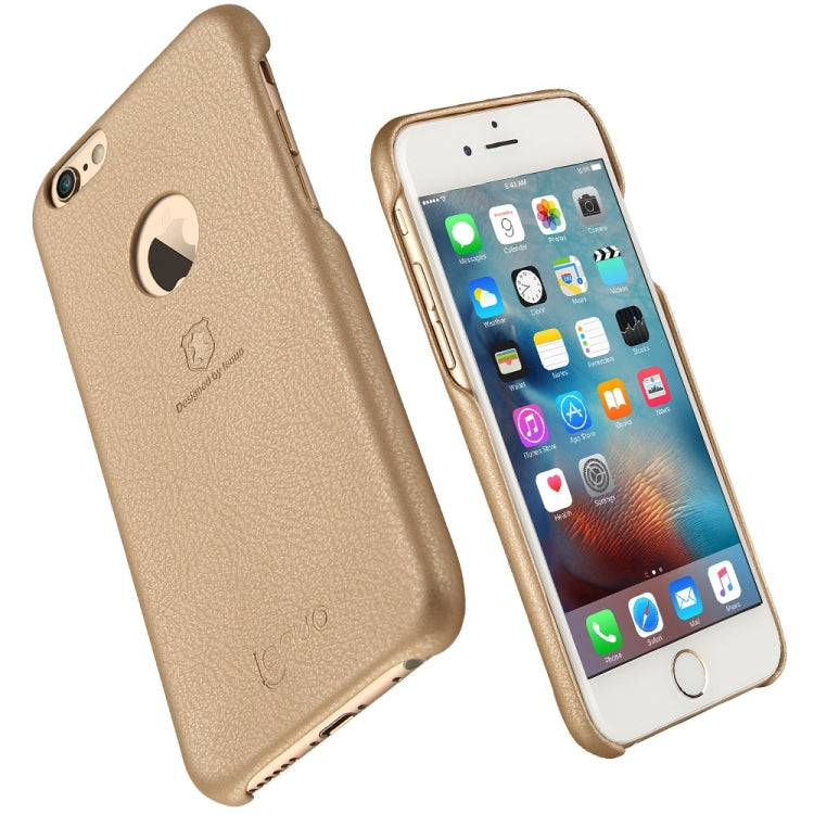 Lenuo for iPhone 6 & 6s Litchi Texture PU + PC Paste Skin Protective Case