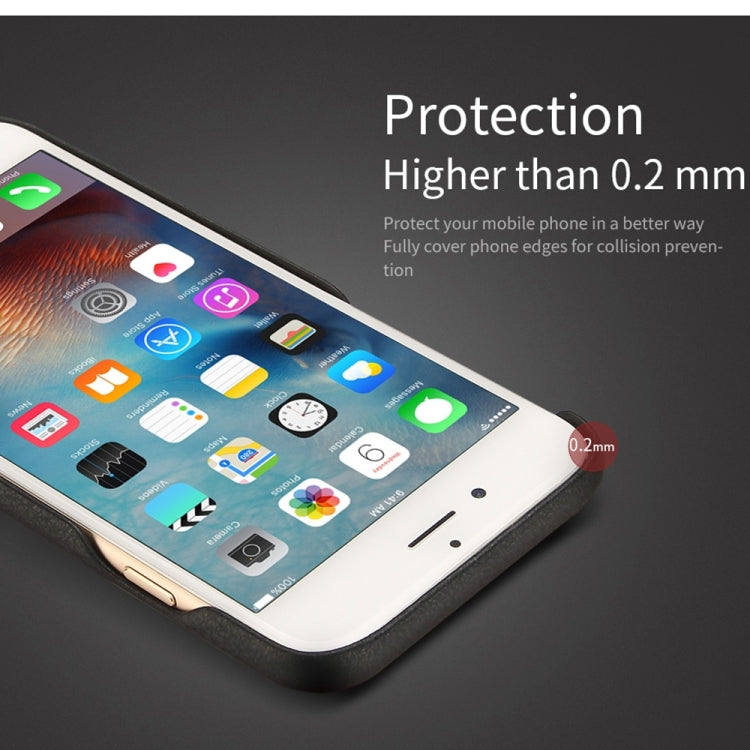 Lenuo for iPhone 6 & 6s Litchi Texture PU + PC Paste Skin Protective Case