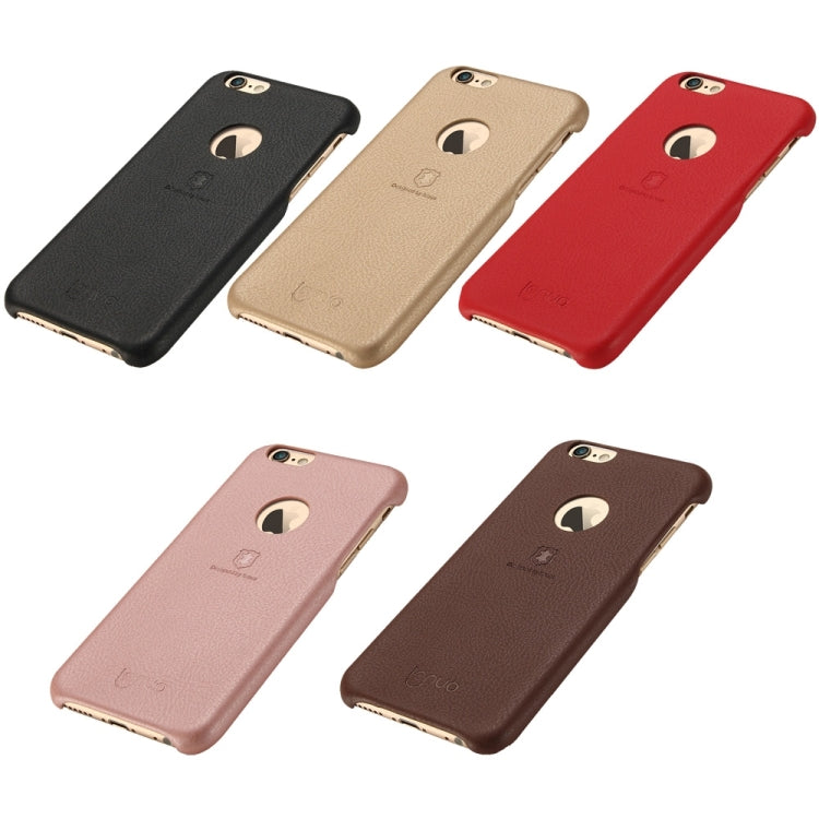 Lenuo for iPhone 6 & 6s Litchi Texture PU + PC Paste Skin Protective Case