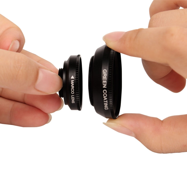2 in 1 Universal Phone Lens 0.7X Super Wide Angle + 12X Macro Lens with Clip, For iPhone, Samsung, HTC, Sony, Huawei, Xiaomi, Meizu
