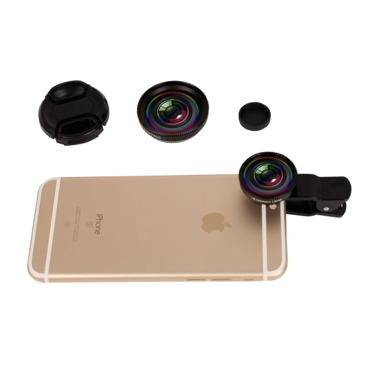2 in 1 Universal Phone Lens 0.7X Super Wide Angle + 12X Macro Lens with Clip, For iPhone, Samsung, HTC, Sony, Huawei, Xiaomi, Meizu