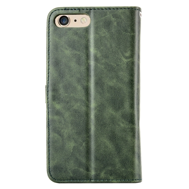 For iPhone 6 & 6s Embroidery Flower Pattern Horizontal Flip Leather Case with Holder & Card Slots & Wallet & Photo Frame